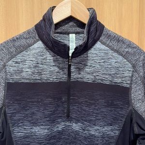 Men’s size medium Lululemon long sleeve, quarter zip pull over.